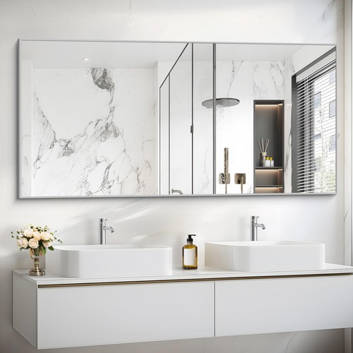 Cofeny 30x55in silver brushed - silver,