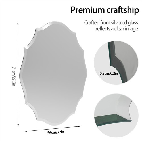 Scalloped edged oval wall - scalloped,